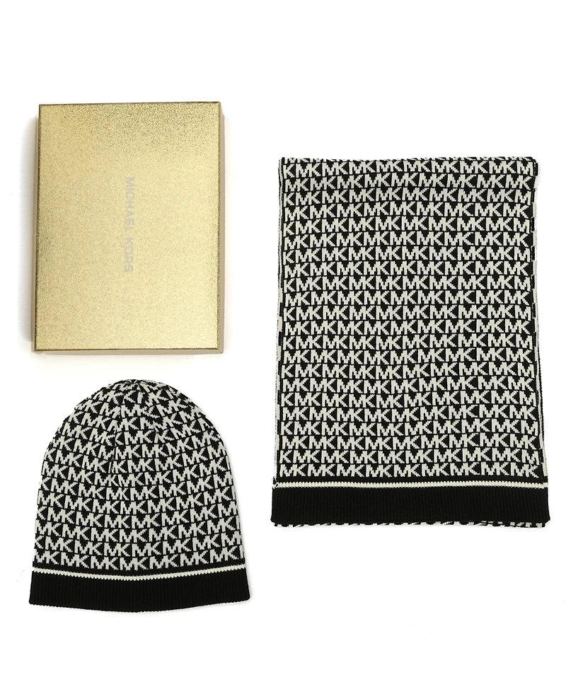 Michael Kors Women's 2-Piece Beanie and Scarf Box Set