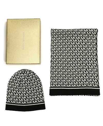 Michael Kors Women's 2-Piece Beanie and Scarf Box Set