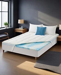 Unikome 3" Ultra Soft Memory Foam Quilted Down Alternative Mattress Pad, Queen