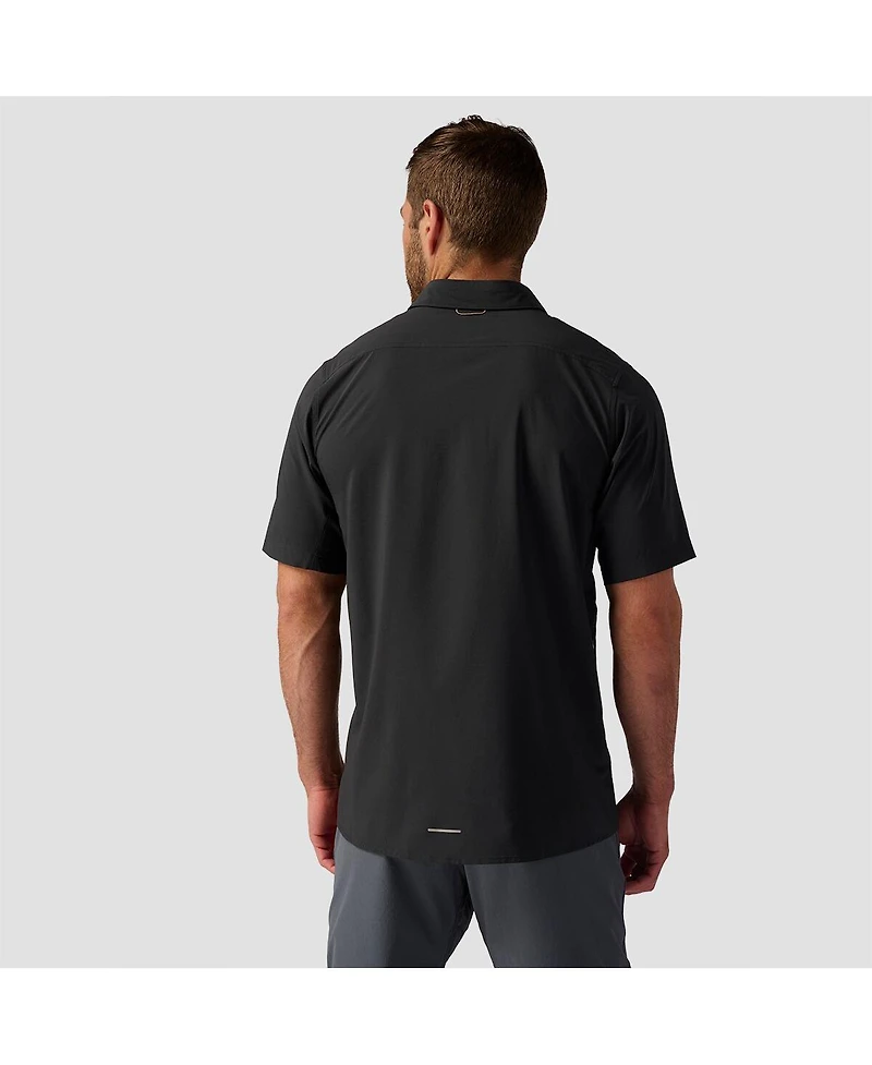 Backcountry Men's Slickrock Short-Sleeve Button-Up Jersey Mountain Bike Jerseys Short Sleeve
