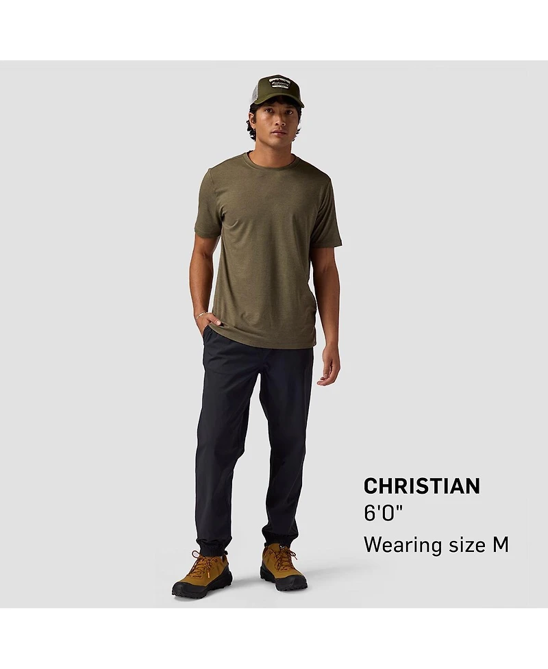Backcountry Men's Destination Crew T-Shirt Performance Shirts Short Sleeve