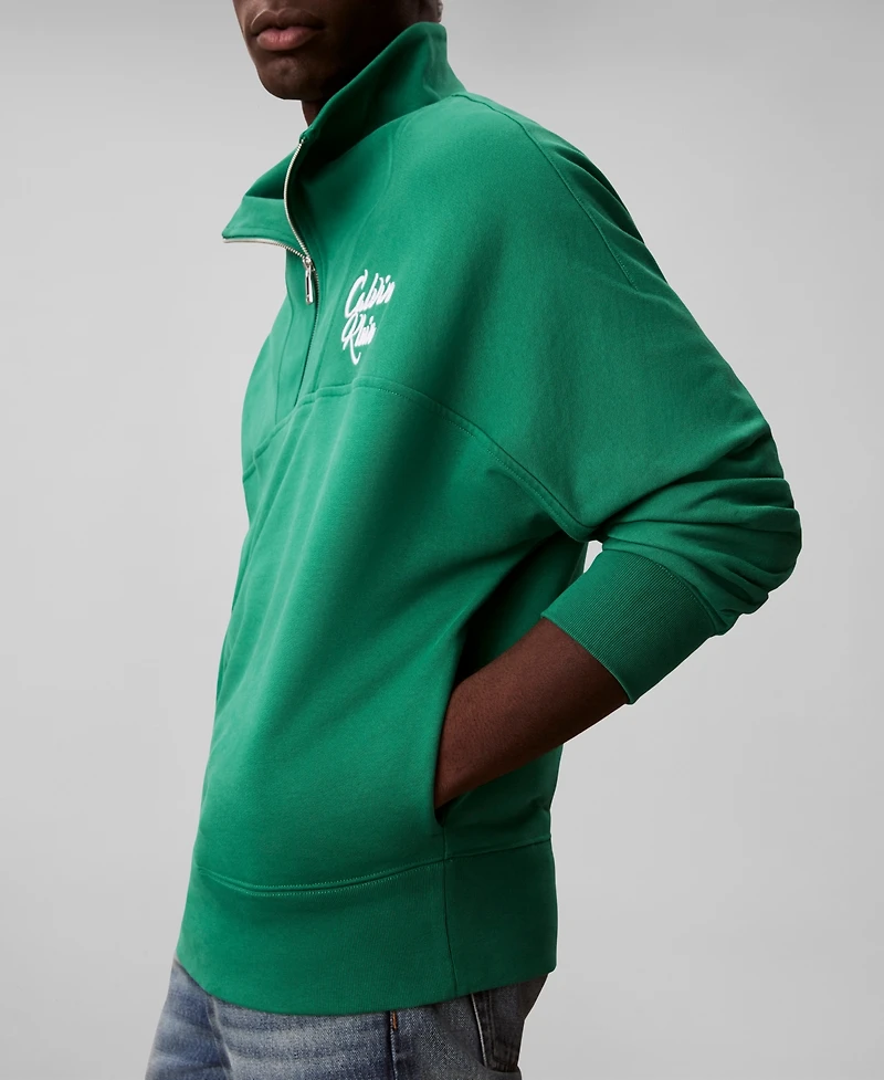 Calvin Klein Men's Premium Relaxed 1/4-Zip Sweatshirt