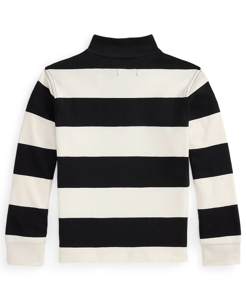 50/1 Interlock-knt-long Sleeve-mock Neck-half Zip-pullover