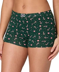 Hanes Women's 4-Piece Boxer Brief Underwear Assorted Bonus Pack