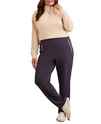 Tribal Plus Techno Lux Pull-On Ankle Pants