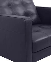 Pezley Leather Arm Chair, Created for Macy's