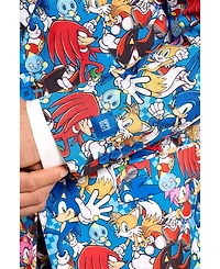 OppoSuits Men's Suit - Theme Party Sonic the Hedgehog Multicolor