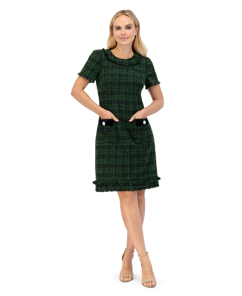 Eliza J Women's Crewneck Short Sleeves Dress