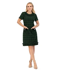 Eliza J Women's Crewneck Short Sleeves Dress