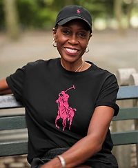 Polo Ralph Lauren Women's Pink Pony Crewneck T-Shirt