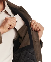 Vintage & Black Men's Button Front Long Sleeve Jacket