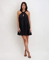 Siena Women's Sleeveless Keyhole Dress