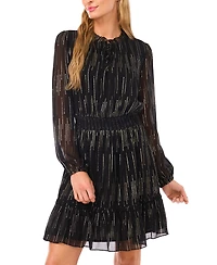 CeCe Women's Balloon Sleeve Raglan Pull-On Dress