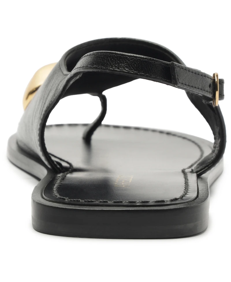 Arezzo Women's Freya Buckle Flat Sandals