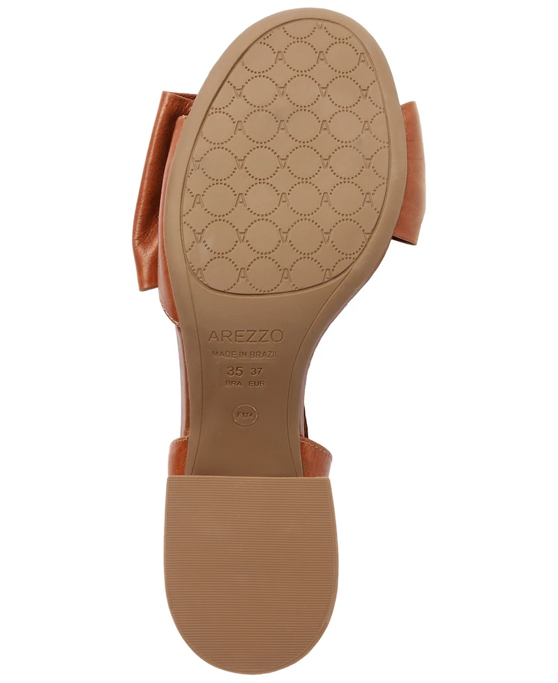 Arezzo Women's Rayna Mid Block Heel Sandals