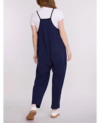 Motherhood Maternity Sleeveless Relaxed Fit Jumpsuit