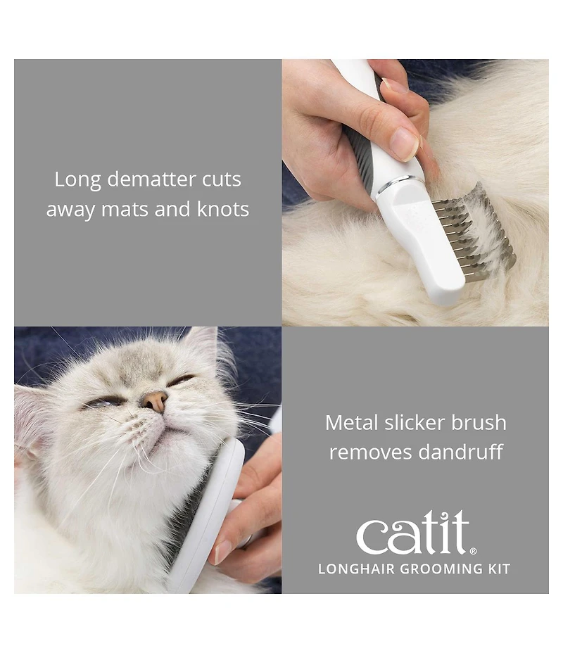 Catit 2.0 Longhair Grooming Kit