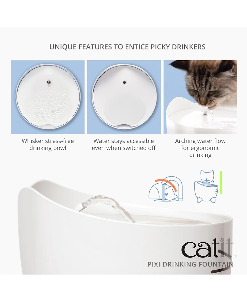 Catit Pixi Fountain, Light Pink