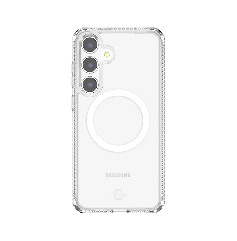 ITSkins Hybrid_R Clear MagSafe Case for Samsung Galaxy S24