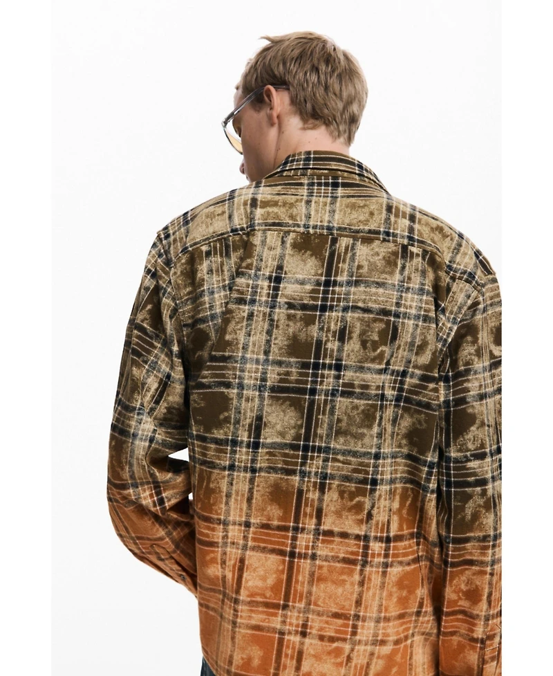 Desigual Men's Long-sleeve gradient shirt