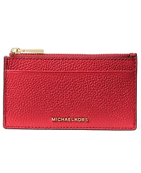 Michael Kors Jet Set Leather Zip Key Card Case