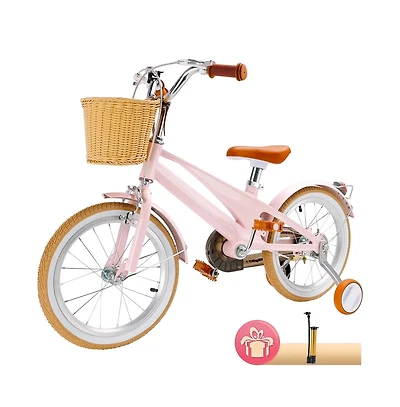 Artudatech 16-Inch Kids Bike for Ages 5-9 with Lightweight Magnesium Frame, Training Wheels & Dual Brakes for Safe Riding