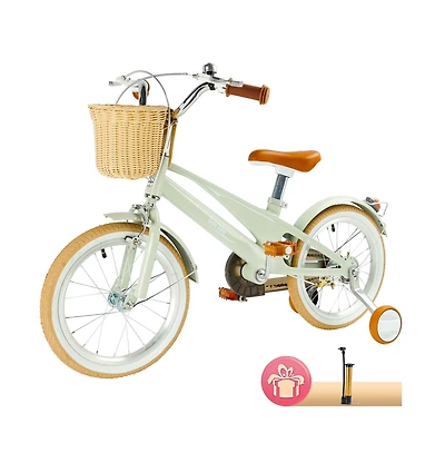 Artudatech 16 inches Kid's Bike Child Bicycle for Ages 7-9 Years Boys and Girls with Basket