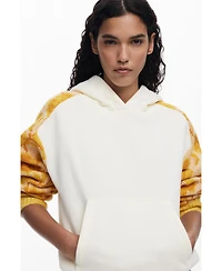 Desigual Women's Jacquard sleeve sweatshirt