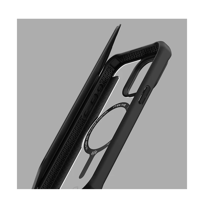 ITSkins Hybrid_R Folio MagSafe Case for Apple iPhone 15 Pro Max