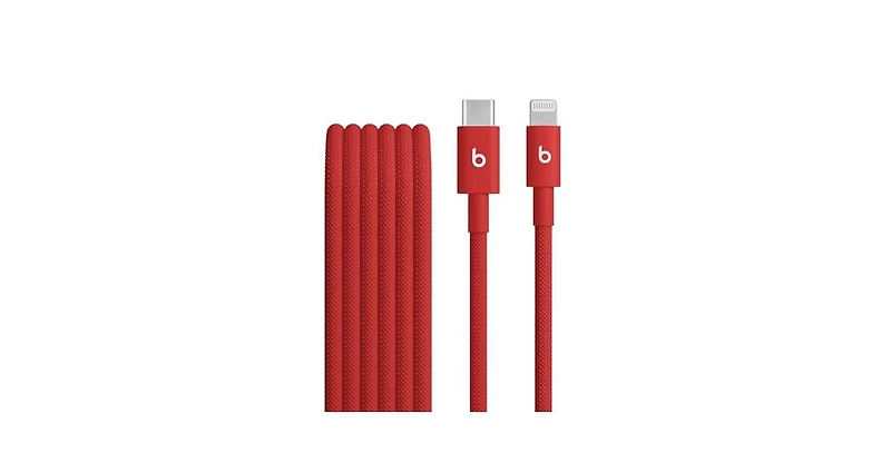 Beats Usb-c to Lightning Woven Cable (1.5 m) - Rapid Red