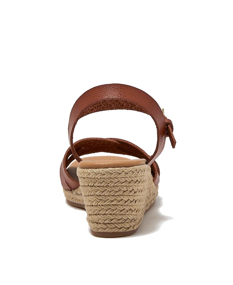 Lands' End Women's Espadrille Wedge Sandals