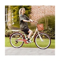 Artudatech 7 speed 26" Spoke Wheel Cruiser Bike Women Bicycle Girl's City