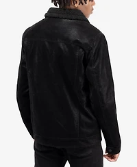 Xray Men's Jacket With Faux Shearling Lining