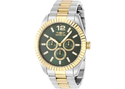 Invicta Men's 49517 Specialty Quartz Chronograph Green Dial Watch