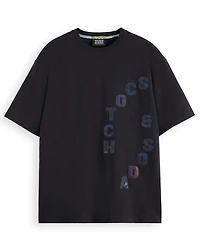 Scotch & Soda Men's Loose Fit Applique T-Shirt