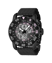 Invicta Men's Invicta Racing Quartz Multifunction Black Dial Watch
