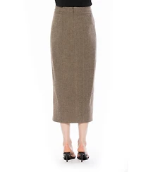 Alexia Admor Women's Onyx Tweed Skirt