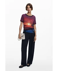 Desigual Women's Sunset knit T-shirt
