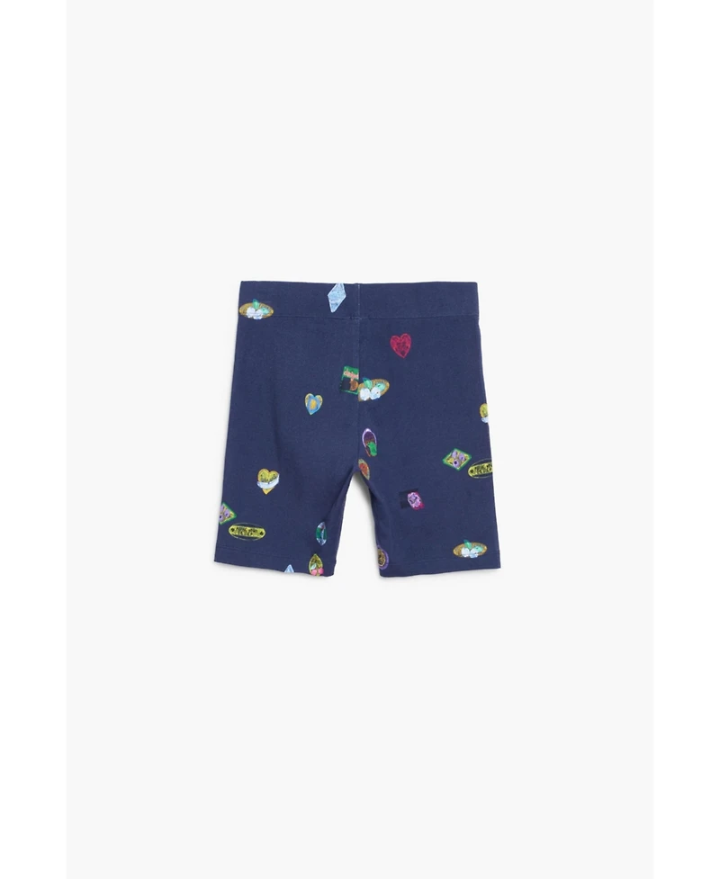 Desigual Girls's Collage cycling leggings