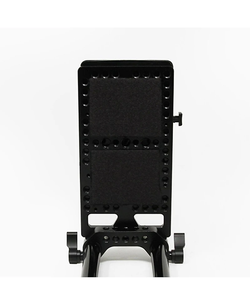 Core Swx 15mm Rail Mount Cheese Plate with V-Mount Battery Plate and 10" 2-Pin Coil Cable for Blackmagic Pocket 4K & 6K