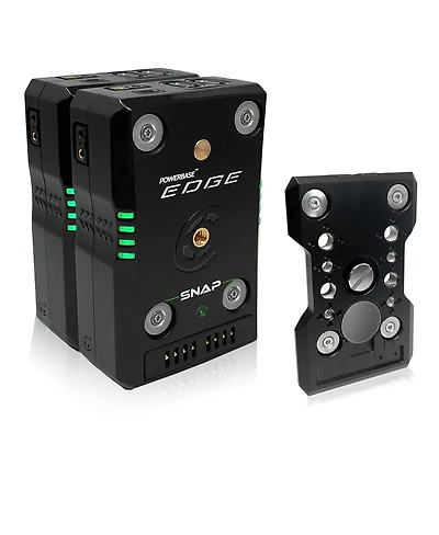 Core Swx Powerbase Edge Snap 49Wh Smart Stacking Battery Pack, Bundle with Quick Release Plate