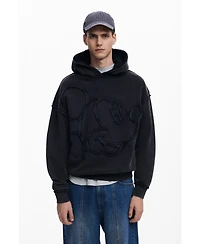 Desigual Men's Mickey Mouse patch sweatshirt