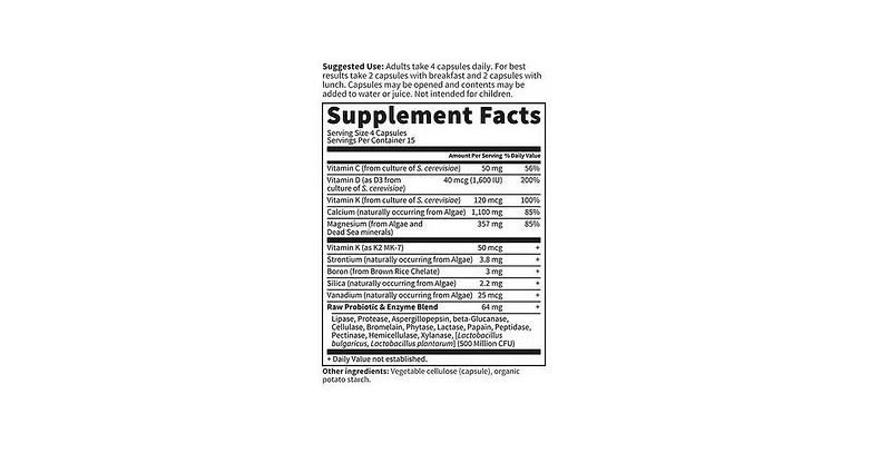 Garden of Life Vitamin Code ,Raw Calcium 60 Caps