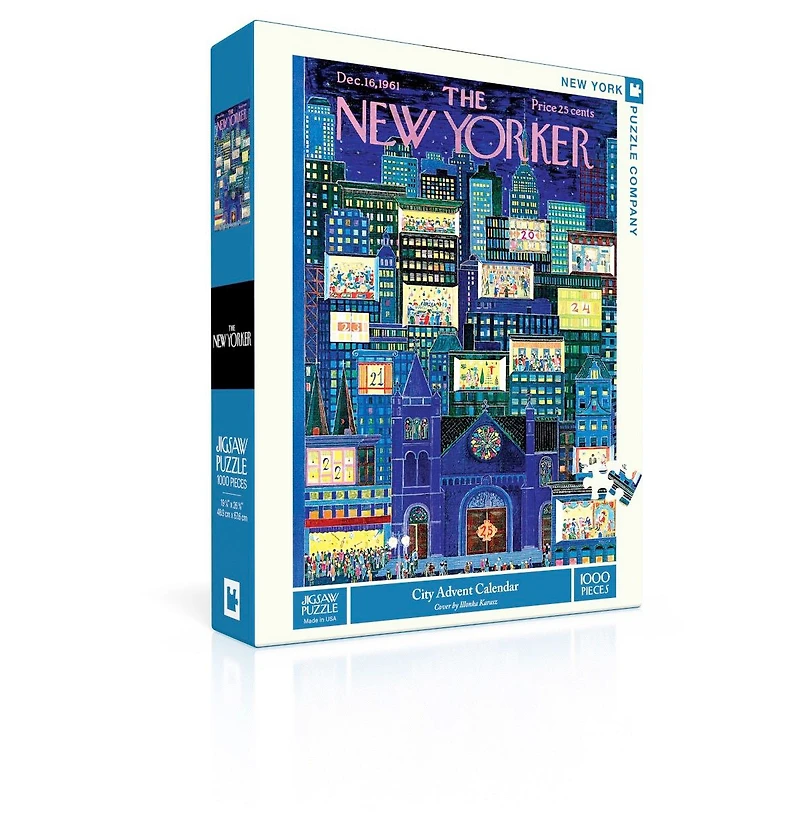 New York Puzzle Company City Advent Calendar 1000 Piece Puzzle