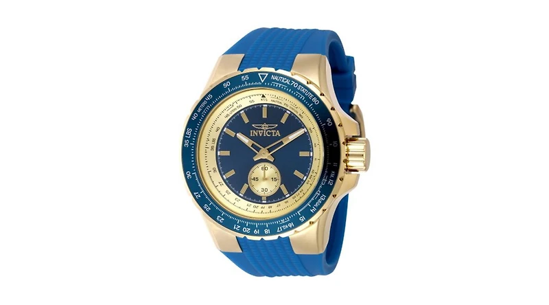 Invicta Men's 49307 Aviator Quartz Multifunction Blue Dial Watch