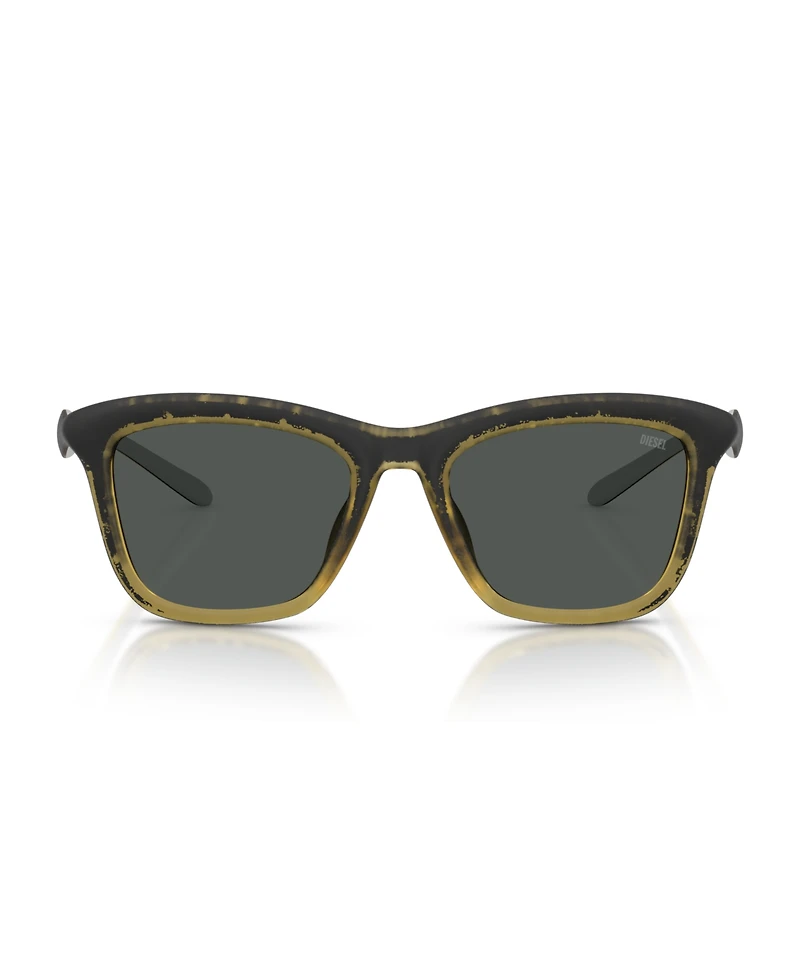 Diesel Unisex Square Sunglasses, DL3008U