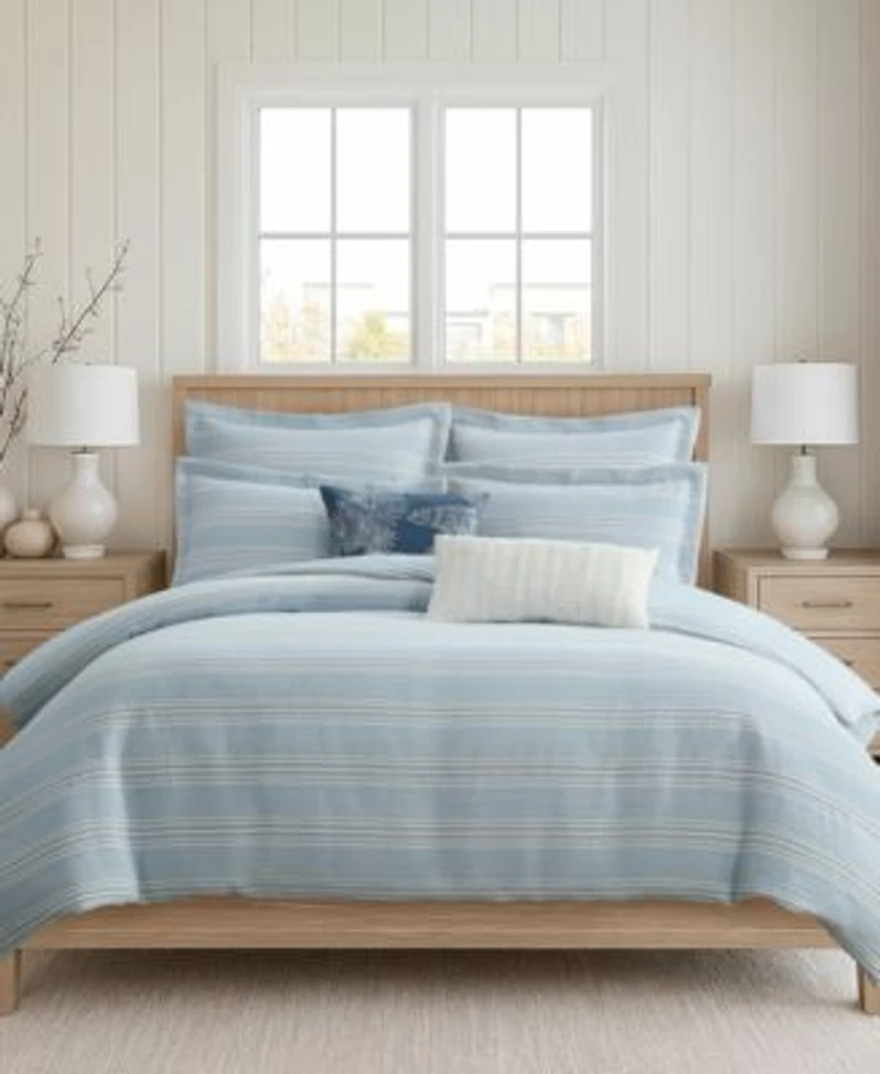 Levtex Home Clayton Stripes Textured Comforter Sets