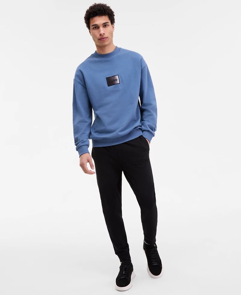 Hugo by Boss Men's Danotop Logo Badge Sweatshirt
