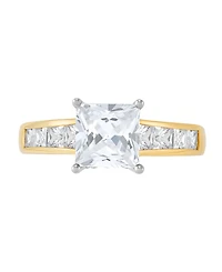 Grown With Love Certified Lab Grown Diamond Ring (3 ct. t.w.) in 14K Yellow and White Gold