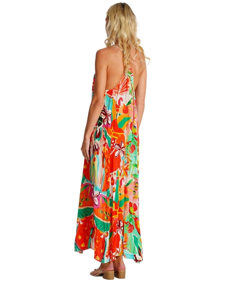 La Moda Clothing Women's Maxi T-Back Dress
